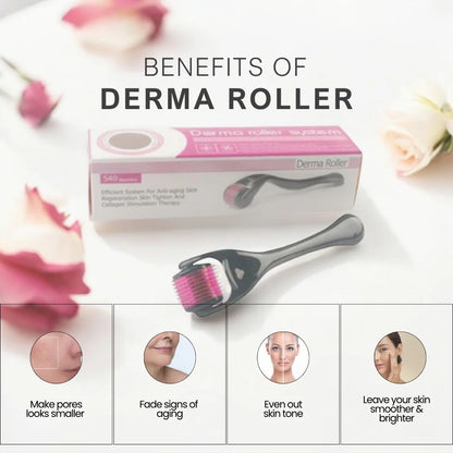 Gua Sha Facial Tool 3 in 1 | Free Derma Roller | Jade Roller + Guasha + Free Gift